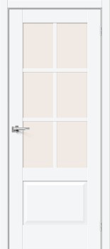 Межкомнатная дверь "Прима-13.0.1", по, White Silk