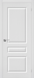 Фото -   Межкомнатная дверь ПВХ "Скинни-14", пг, белый   | фото в интерьере
