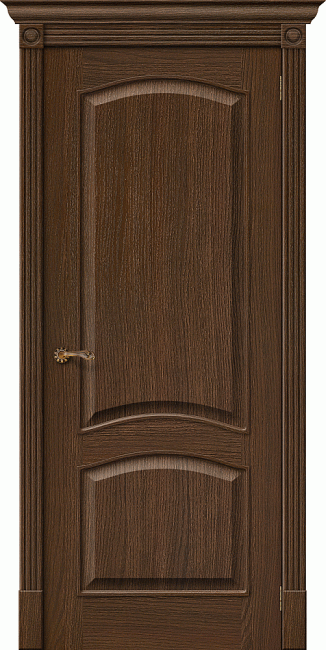 Фото -   Межкомнатная дверь "Классик-32", пг, Golden Oak   | фото в интерьере
