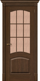 Фото -   Межкомнатная дверь "Классик-33", по, Golden Oak   | фото в интерьере