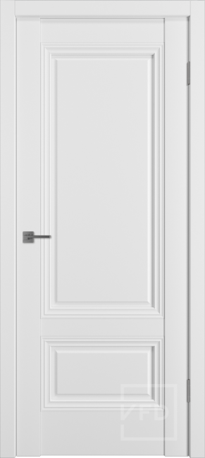Фото -   Межкомнатная дверь "EF2.1", пг, Emalex Ice   | фото в интерьере