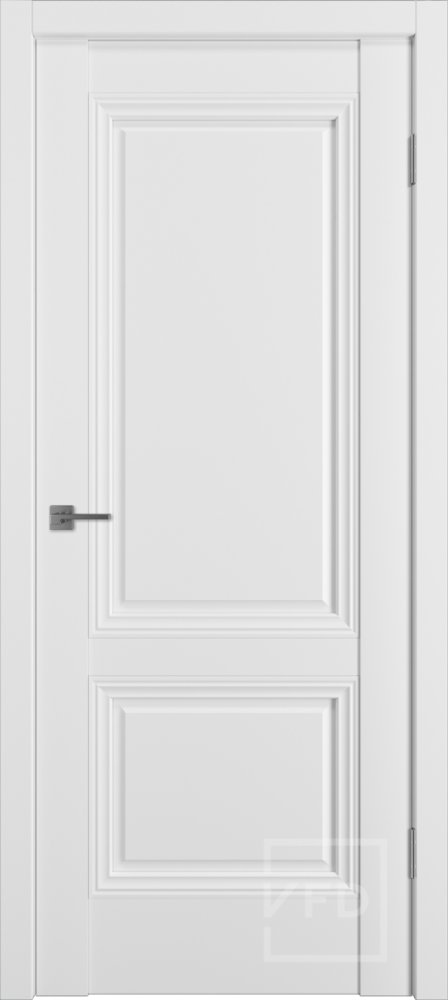 Межкомнатная дверь "EF2.2", пг, Emalex Ice