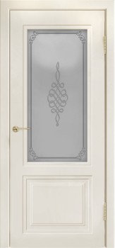 Межкомнатная дверь "ЭЛЕГАНС 01", по, RAL 9001