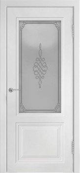 Межкомнатная дверь "ЭЛЕГАНС 01", по, белый RAL 9003