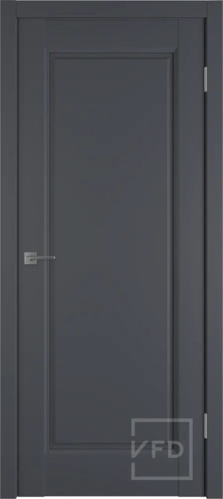 Межкомнатная дверь "Elegant 1 Fly", по, Emalex midwhite onyx
