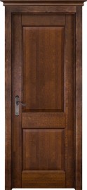 Фото -   Межкомнатная дверь "Элегия", пг, античный орех   | фото в интерьере