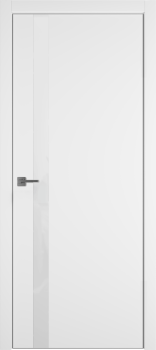 Межкомнатная дверь "УРБАН 1СВ" (URBAN 1 SV), пг, Эмалекс белый (Ice)