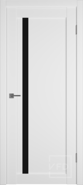 Фото -   Межкомнатная дверь "E34", по, Emalex Ice   | фото в интерьере