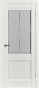 Межкомнатная дверь "EC2", по Emalex Midwhite