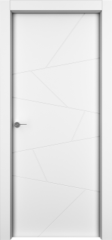 Межкомнатная дверь "Энигма", пг, белый