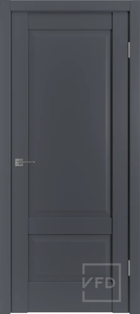 Межкомнатная дверь "ER 2", пг, Emalex onyx