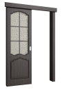 Фото -   Межкомнатная дверь ПВХ "Лидия", по, венге   | фото в интерьере