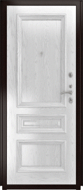 Фото -   Внутренняя панель шпонированная Фараон-2, дуб белая эмаль, 16 мм   | фото в интерьере