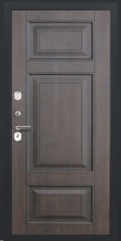 Внутренняя панель ПВХ ФЛ-659 nussbaum+черная патина винорит, 12 мм