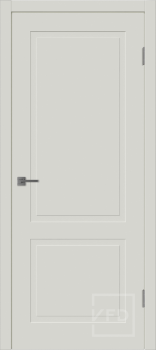Межкомнатная дверь "Флэт 2" (скин), пг, Эмаль Магнолия