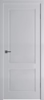 Фото -   Межкомнатная дверь "Флэт 2", пг, светло-серый   | фото в интерьере