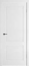 Фото -   Межкомнатная дверь "Флэт 2", пг, белый   | фото в интерьере