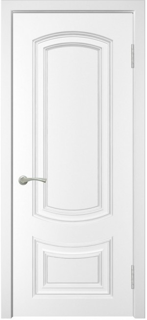 Фото -   Межкомнатная дверь "Фортэ", пг, белый   | фото в интерьере