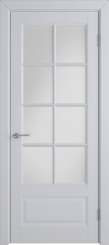 Фото -   Межкомнатная дверь "Гланта Ett", по, светло-серый   | фото в интерьере