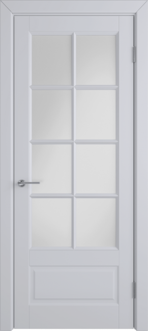 Фото -   Межкомнатная дверь "Гланта Ett", по, светло-серый   | фото в интерьере