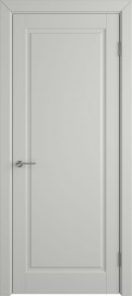 Фото -   Межкомнатная дверь "Гланта", пг, светло-серый   | фото в интерьере