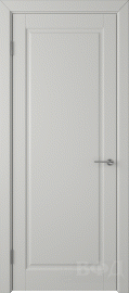 Фото -   Межкомнатная дверь "Гланта", пг, светло-серый   | фото в интерьере