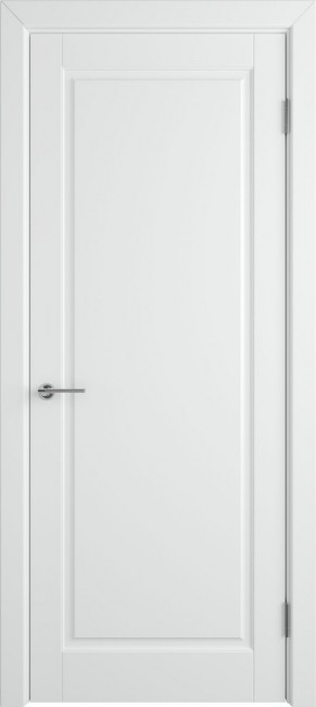 Фото -   Межкомнатная дверь "Гланта", пг, белый   | фото в интерьере