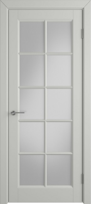 Фото -   Межкомнатная дверь "Гланта", по, светло-серый   | фото в интерьере