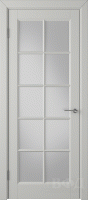 Фото -   Межкомнатная дверь "Гланта", по, светло-серый   | фото в интерьере