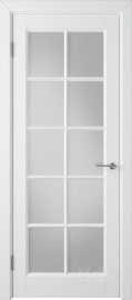 Фото -   Межкомнатная дверь "Гланта", по, белый   | фото в интерьере