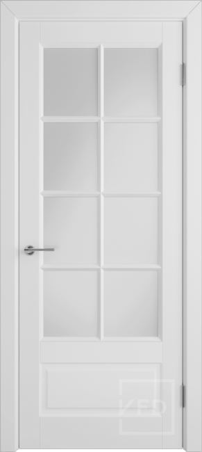 Фото -   Межкомнатная дверь "Гланта Ett", по, белый   | фото в интерьере