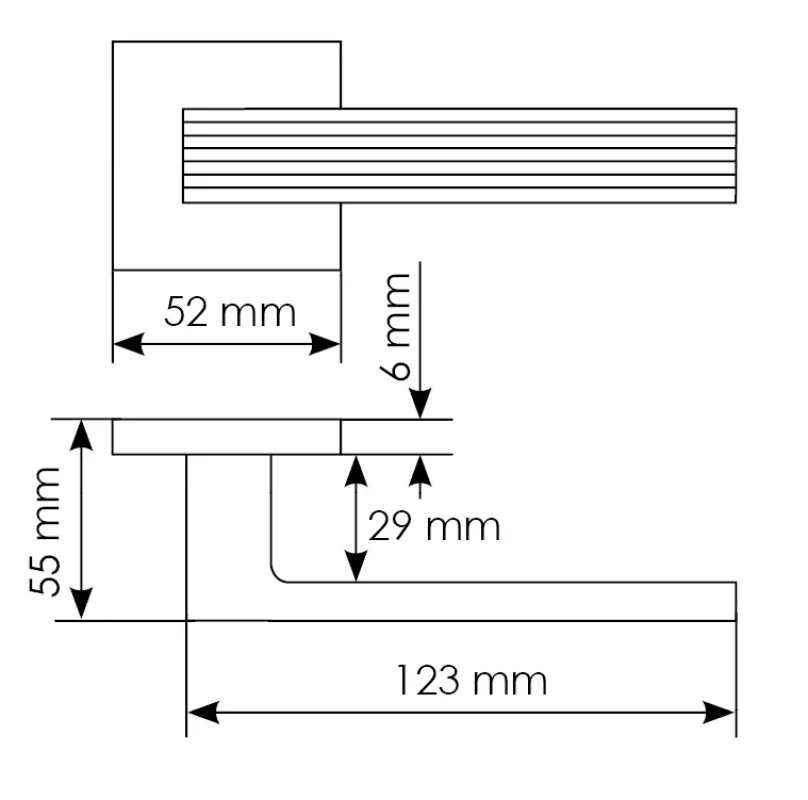 Ручка Morelli MH-52-S6 W, белая