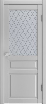 Межкомнатная дверь "GOLD", по, эмалит, светло-серый
