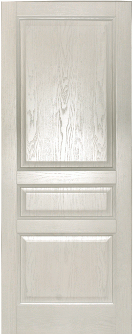 Фото -   Межкомнатная дверь "Готика", пг, белый ясень   | фото в интерьере