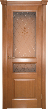 Межкомнатная дверь "Готика", по, орех