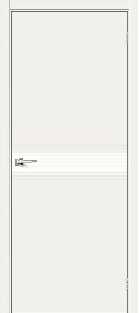 Межкомнатная дверь "Граффити-23", пг, белый