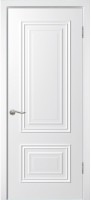 Фото -   Межкомнатная дверь "ГРАНД-1", пг, белый   | фото в интерьере