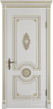 Межкомнатная дверь "Грета" (Greta), пг, Bianco Classic