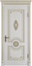 Фото -   Межкомнатная дверь "Greta", пг, Bianco Classic   | фото в интерьере