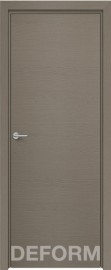 Фото -   Межкомнатная дверь Deform H7 дуб французский серый, ПГ   | фото в интерьере