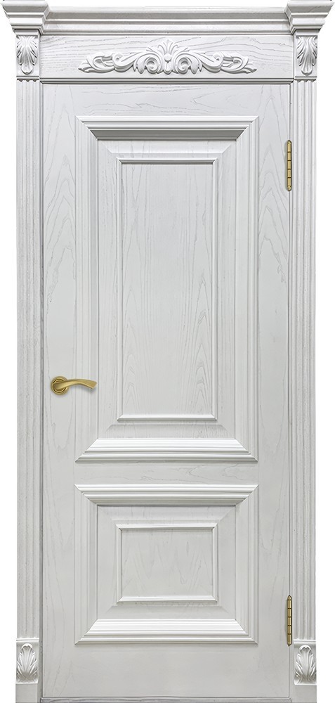 Межкомнатная дверь "ИДЕЛЬ", пг, Ясень белая эмаль