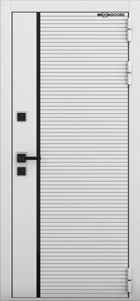 Металлическая дверь "BR 02 WHITE"