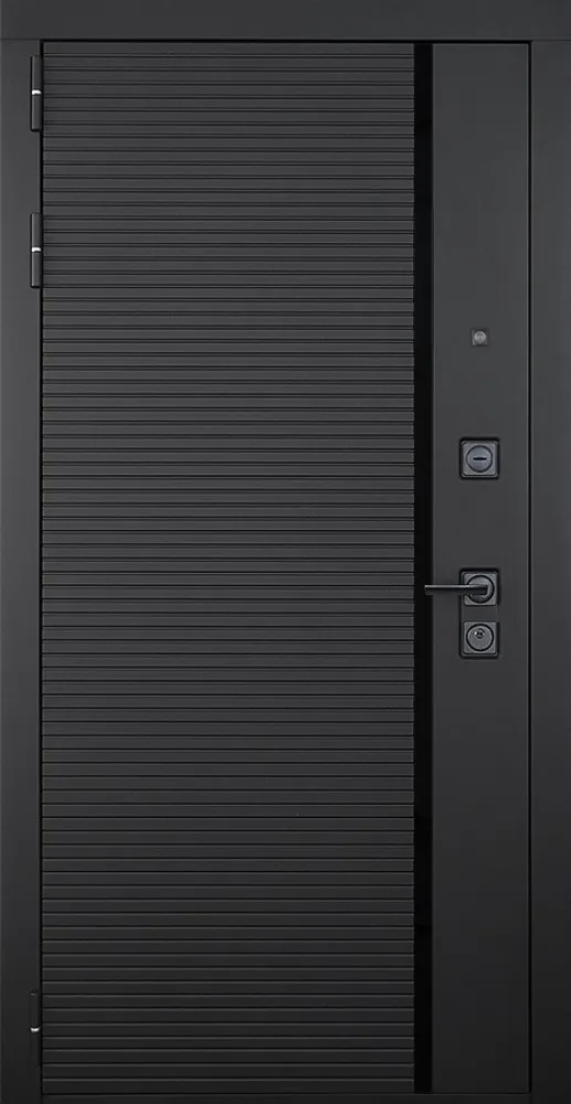 Металлическая дверь "BR 02 BLACK"