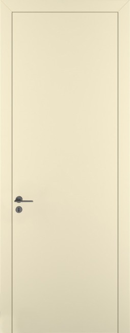 Фото -   Межкомнатная дверь "К 7", пг, молочная матовая   | фото в интерьере