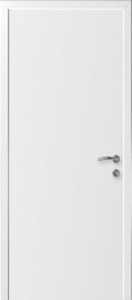 Фото -   Межкомнатная дверь "Капель", пг, белая   | фото в интерьере