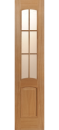 Фото -   Межкомнатная дверь "Капри 3", по, дуб светлый   | фото в интерьере