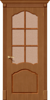 Межкомнатная дверь "Каролина", по, орех