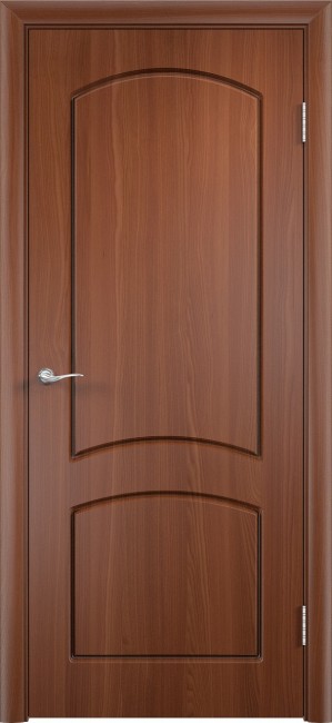 Фото -   Межкомнатная дверь ПВХ "Кэролл", пг, итальянский орех   | фото в интерьере