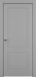 Фото -   Межкомнатная дверь "Классика 2", пг, серый   | фото в интерьере