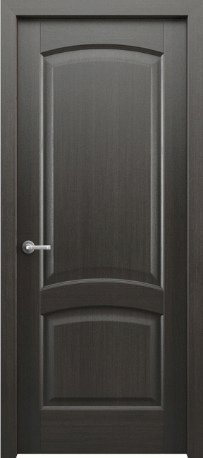 Фото -   Межкомнатная дверь Классик 104, пг, венге   | фото в интерьере